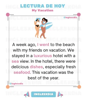 My vacation
